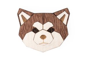 Fa bross Akita Inu Brooch