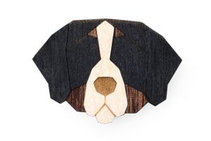 Fa bross Bernese Mountain Dog Brooch
