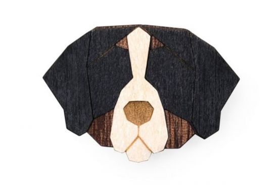 Fa bross Bernese Mountain Dog Brooch