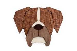 Fa bross Boxer Brooch