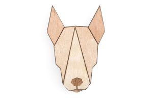 Fa bross Bull Terrier Brooch