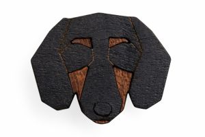 Fa bross Dachshund Brooch