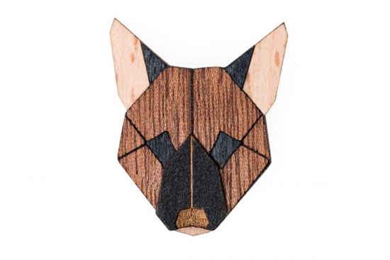 Fa bross German Shepherd Brooch