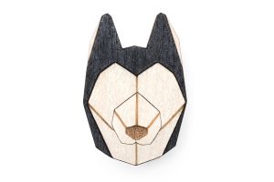 Fa bross Husky Brooch