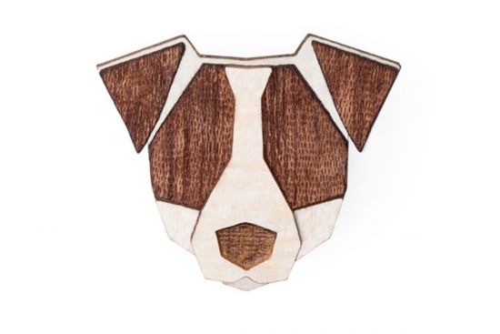 Fa bross Jack Russell Brooch