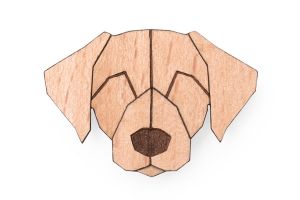 Fa bross Labrador Brooch
