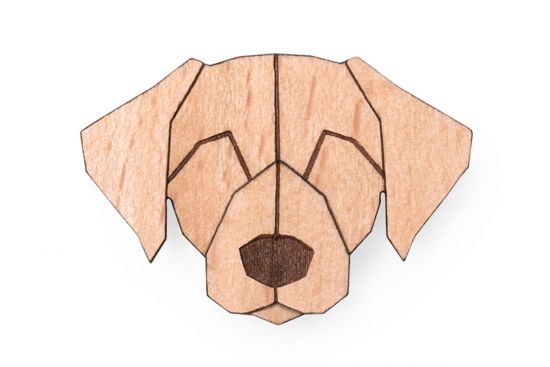 Fa bross Labrador Brooch