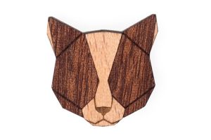 Fa bross Red Cat Brooch