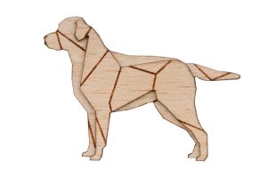 Fa bross Walking Labrador Brooch