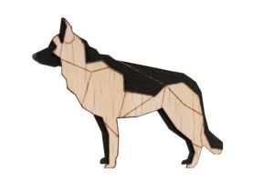 Fa bross Walking Shepherd Brooch