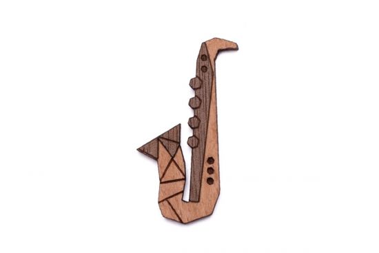 Fa bross Saxophone Brooch