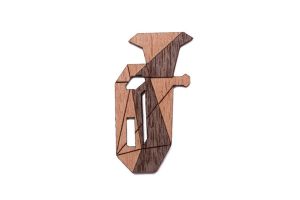 Fa bross Tuba Brooch
