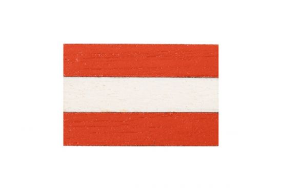 Austrian Flag Brooch Austrian Flag Brooch
