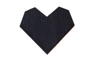 Fa Bross Fekete Szív