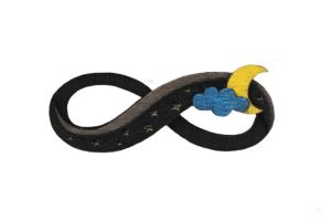 Fa bross Infinity Moon Brooch