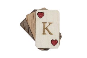 Fa bross King of Hearts Brooch