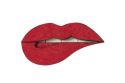 Fa bross Lips Brooch