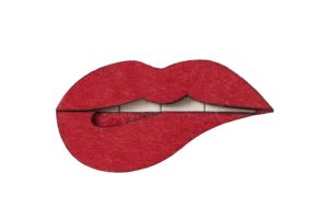 Fa bross Lips Brooch