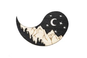 Fa bross Night Brooch