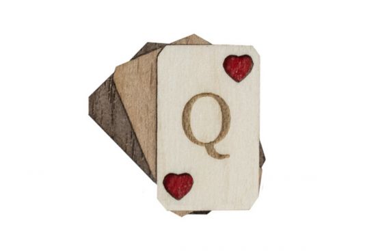 Fa bross Queen of Hearts Brooch