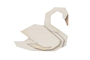Fa bross White Swan Brooch