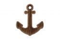 Fából készült bross Anchor Brooch