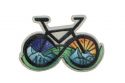 Fából készült bross Bike Brooch