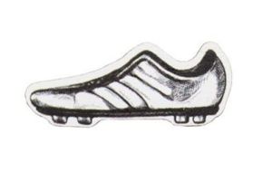 Fából készült bross Football Cipő Bross