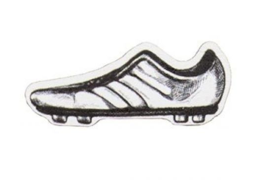 Fából készült bross Football Cipő Bross