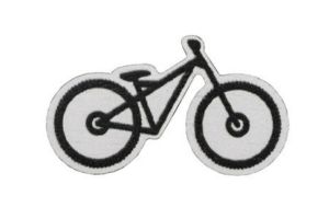 Fából készült bross Mountain bike Brooch