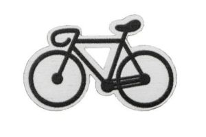 Fából készült bross Road bike Brooch