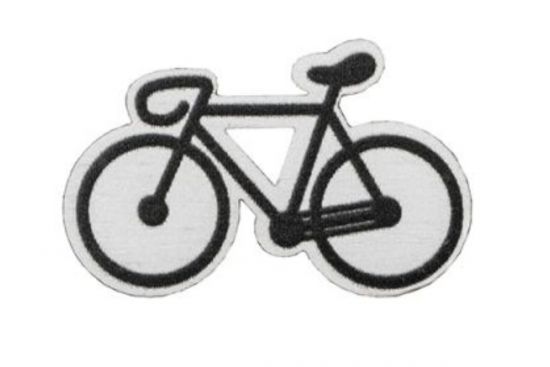 Fából készült bross Road bike Brooch