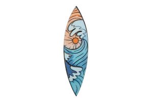 Fából készült bross Surf Brooch