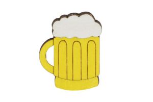 Fa bross Beer Brooch