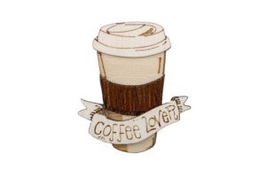 Fa bross Coffee Lover Brooch