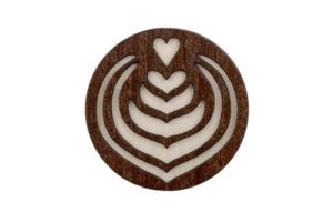 Fa bross Latté Art Brooch
