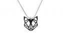 Fa medál Black Foxy Pendant