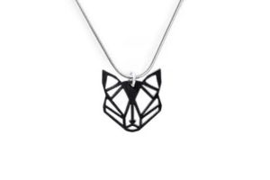 Fa medál Black Foxy Pendant