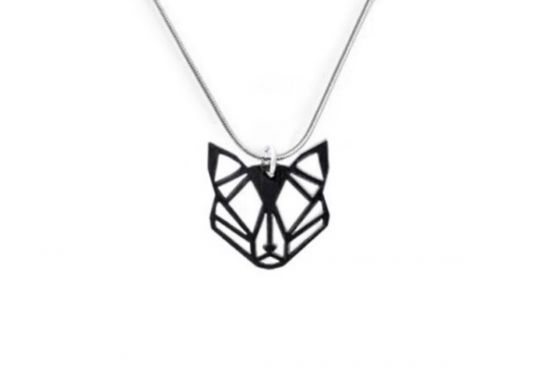 Fa medál Black Foxy Pendant