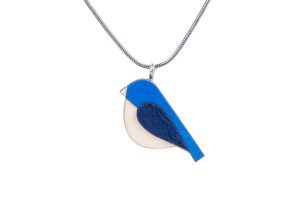 Fa medál Blue Bird Pendant
