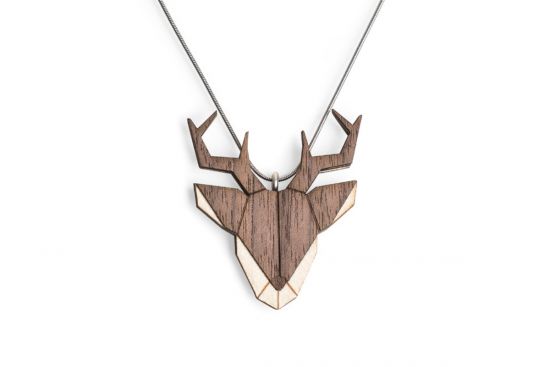 Fa medál Deer Pendant