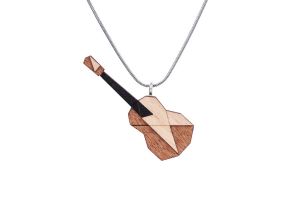 Fa medál Guitar Pendant