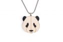 Fa medál Panda Pendant