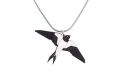 Fa medál Swallow Pendant