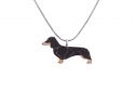 Fa medál Walking Dachshund Pendant