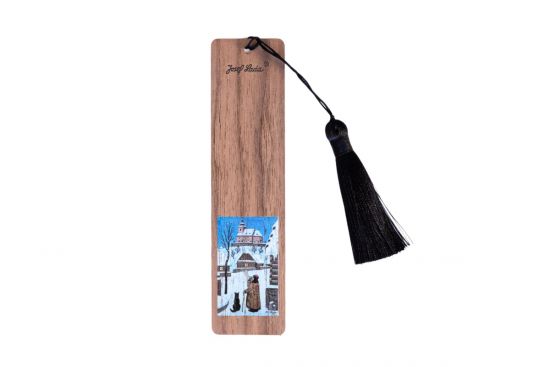 Fa könyvjelző Éjjeliőr és kutyája – Josef Lada © Fa könyvjelző Éjjeliőr és kutyája – Josef Lada ©