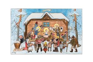 Téli fa betlehem – Josef Lada ©