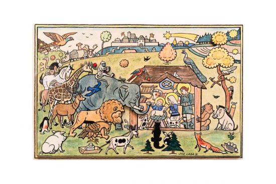 Fa betlehem – Állatok – Josef Lada © Fa betlehem – Állatok – Josef Lada ©