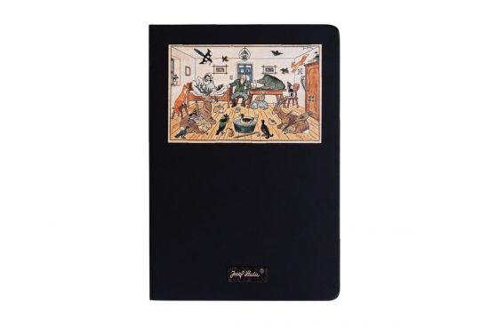 A5 Jegyzetfüzet – Állatok telelnek az erdészházban – Josef Lada © A5 Jegyzetfüzet – Állatok telelnek az erdészházban – Josef Lada ©