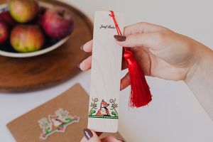 Fa könyvjelző A róka keresztanya – Josef Lada ©